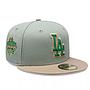 Jockey Gorro New Era 59FIFTY Los Angeles Dodgers MLB Green Camel