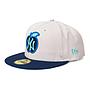 Jockey Gorro New Era 59FIFTY New York Yankees MLB Chrome White Off