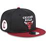 Jockey Gorro New Era 9FIFTY Chicago Bulls NBA Mesh Crown Black