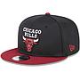 Jockey Gorro New Era 9FIFTY Chicago Bulls NBA Mesh Crown Black
