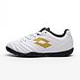 Zapatilla Baby Fútbol Niño Lotto Stadio 705 TF JR Blanco Dorado