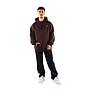 POLERON HOODIE HANG LOOSE HOMBRE CAFE OSCURO