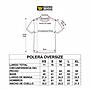 Polera Hombre T-Shirt Oversize Hang Loose Black Enjoy The Ride
