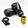 Set De Boxeo 3 En 1 Urban Fit Training Guantes Vendas Cuerda
