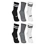 Sixpack Pack 6 Pares Calcetines Under Armour Essential Crew Blanco