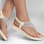 Zapatillas Urbanas Mujer Skechers Meditation - Glamorous Muse Blanco