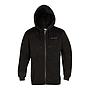 Polerón Hombre Forrado Chiporro Nixon Full Zipper Grey Black