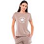 Polera Mujer Chuck All Star Converse Beige