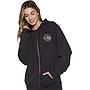 Polerón Hoodie Mujer Reef Full Zipper Black Chasing Sun