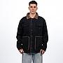 Chaqueta Sherpa Hombre Reef Buttons Negro