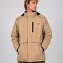 Parka Hombre Reef Full Zipper Brown
