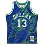 Camiseta Mitchell and Ness Dallas Steve Nash 13 Marble