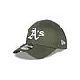 Jockey Gorra New Era 9Forty Oakland Athletics MLB Core Basics New Olive