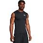 Primera Capa sin Mangas HeatGear Under Armour Negro