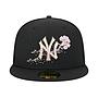 Jockey Gorra New Era 9FORTY Dotted Floral New York Yankees Negro