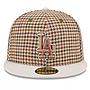 Jockey Gorro New Era 59FIFTY Los Angeles Dodgers MLB Houndstooth Open Café