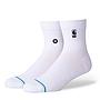 Calcetines Stance NBA Logoman ST QTR Blanco White
