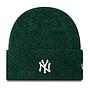 Beanie New Era New York Yankees MLB Wide Cuff Dark Green Mujer