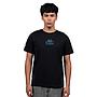 Polera Kappa Hombre Black Logo Front Negra