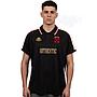 Polera Kappa Hombre Authentic Negro Dorado