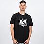 Polera Hombre Colo Colo Urbano Negro Escudo Blanco