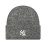 Beanie New Era Mujer New York Yankees MLB Wide Cuff Beanie Gris