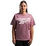 Polera Mujer Reebok Classics Big Logo Tee Algodón Rosado