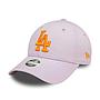 Jockey Gorro New Era 9Forty Mujer Los Angeles Dodgers League Essentials Violeta OSFM