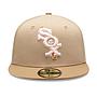 Jockey Gorro 59Fifty Chicago White Sox Beige - Rosado