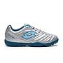 Zapatilla Baby Fútbol Juvenil Lotto Stadio 705 TF JR Gris Celeste