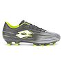 Zapato Fútbol Hombre Lotto Solista FG Gris Amarillo