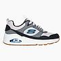 Zapatillas Urbanas Niño Skechers Uno - Retro-Groove Negro 403659L-BKW