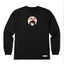 Polera Hombre Manga Larga Osiris Swan Negro