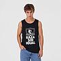 Polera Tank Top Hombre Colo Colo Negro Raza sin Igual
