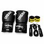 Set De Boxeo 3 En 1 Urban Fit Training Guantes 12 Oz Vendas Cuerda