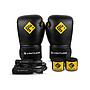 Set De Boxeo 3 En 1 Limitless Training Guantes 12 Oz Vendas Cuerda