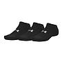 Tripack Pack 3 Pares Calcetines Under Armour Performance Cotton No Show Negro