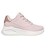 Zapatillas Urbanas Mujer Skechers Uno Lite Shimmer Rosado