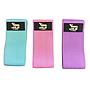 Bandas Elásticas 3 Pcs De Tela Con Bolso Pro Fitness Jks