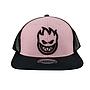 Gorro snapback trucker visera plana big head rosado