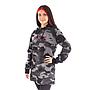 Polerón Hoodie Long Fit Mujer Unisex Spitfire Gris
