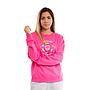 Polerón cuello redondo mujer spitfire skate like a girl fucsia