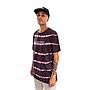 Polera Manga Corta Spitfire Tie Dye Hombre Burdeo 