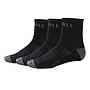 Tripack Calcetines Escolares Cortos 3/4 Negros 39-44