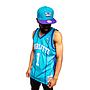 Polera Authentics Nba Hornets 99 Baron D Mitchell And Ness