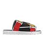 Sandalias Unisex Kappa Authentic Mitel Negro Amarillo Rojo