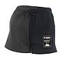 Short Mujer Split Negro Gris Deportivo