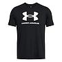 Polera Sportstyle Logo Manga Corta Negro Blanco Under Armour