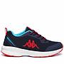 Zapatilla Urbana Niño Kappa Glinch Logo Azul Rojo Turquesa
