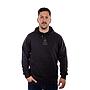 Poleron Hombre Hoodie Midlog Negro Hang Loose